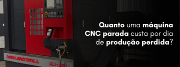 máquina cnc parada